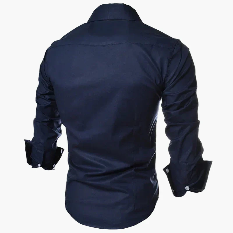 Herren Business Freizeithemd Modern Slim Fit – Stilvolles Hemd für Büro und Alltag - Image 2