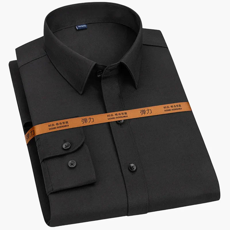 Herren Business Freizeithemd Slim Fit – Elegantes Langarmhemd für Büro & Alltag - Image 5