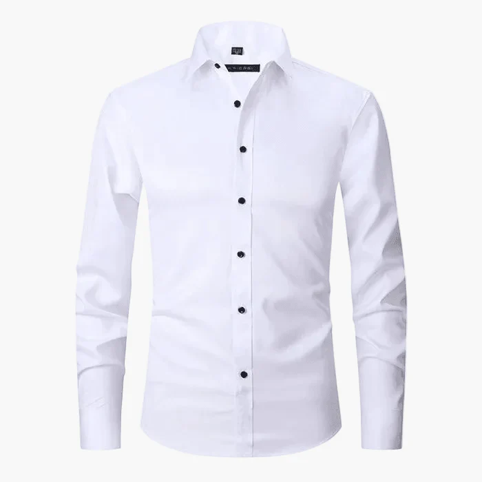 Herren Business-Freizeithemd Slim Fit – Modernes, Knitterfreies Hemd für Büro und Alltag - Image 2