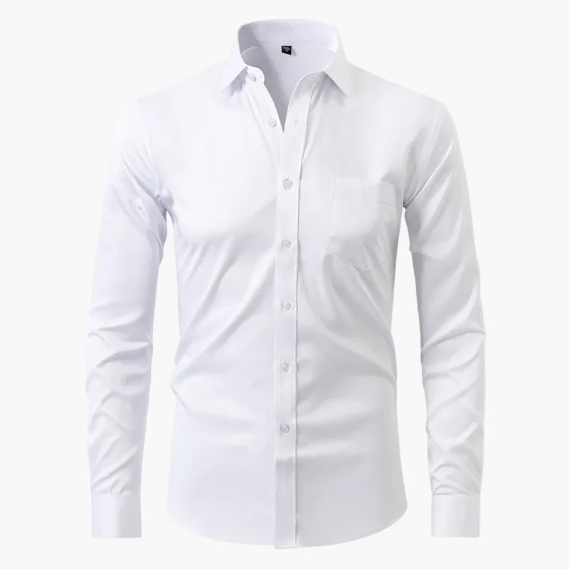 Herren Business-Freizeithemd Slim Fit – Modernes, Knitterfreies Hemd für Büro und Alltag - Image 3