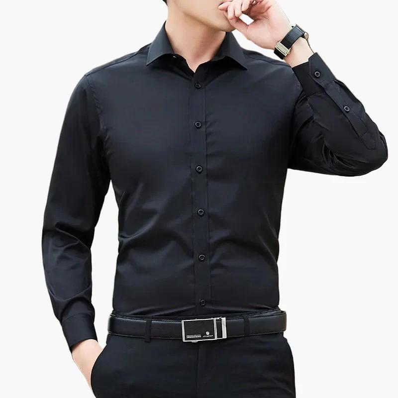Herren Business Hemd – Klassisches Langarmhemd, Elegant für Büro & Alltag - Image 2