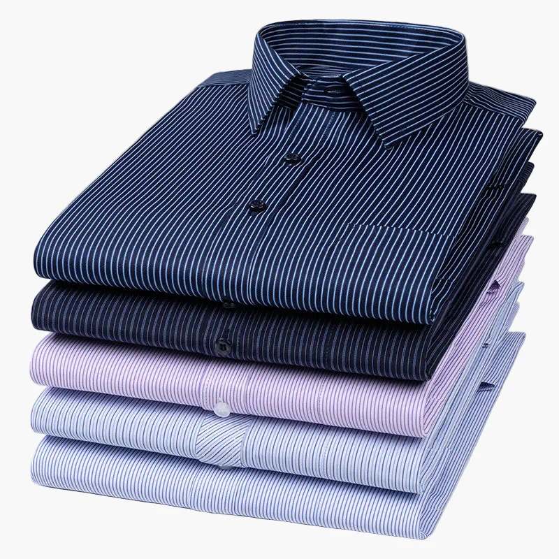 Herren Business Hemd mit Streifen – Klassischer Stil für Büro & Alltag