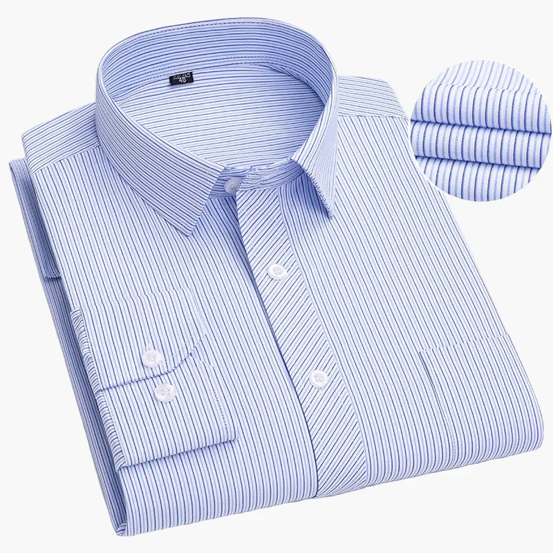 Herren Business Hemd mit Streifen – Klassischer Stil für Büro & Alltag - Image 21