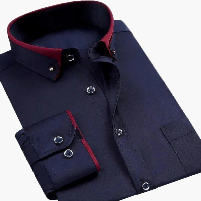 Herren Business Hemd Modern Fit – Elegantes Langarmhemd für Büro und besondere Anlässe - Image 2