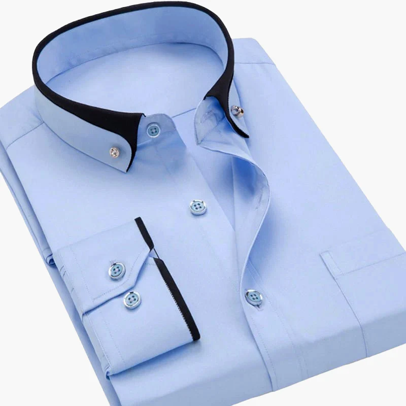 Herren Business Hemd Modern Fit – Elegantes Langarmhemd für Büro und besondere Anlässe - Image 5