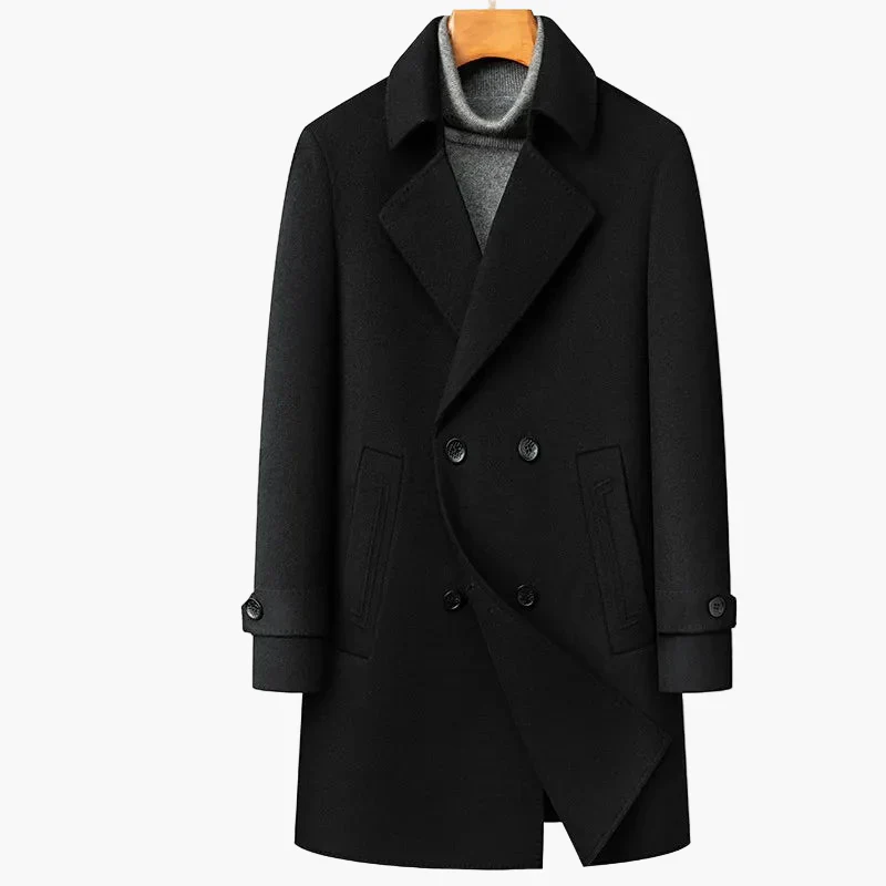 Herren Business Mantel Klassisch Elegante Winterjacke für Büro und Alltag - Image 6