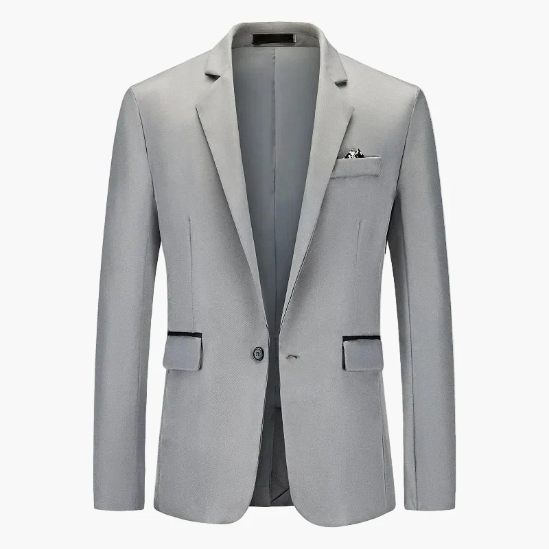 Herren Business Sakko Einreiher Modern Slim Fit – Eleganter Blazer für Büro & festliche Anlässe - Image 2