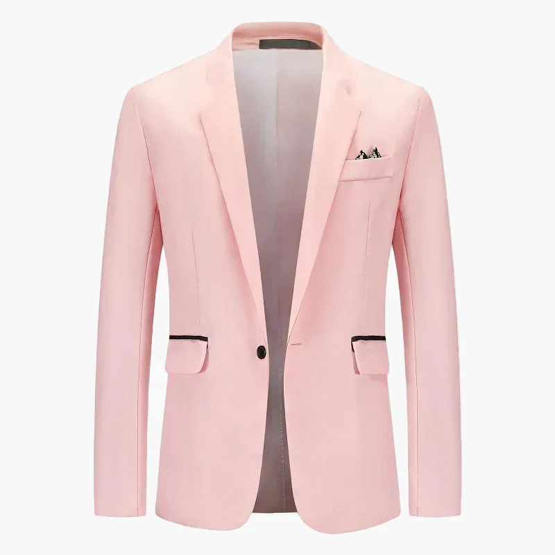 Herren Business Sakko Einreiher Modern Slim Fit – Eleganter Blazer für Büro & festliche Anlässe - Image 4