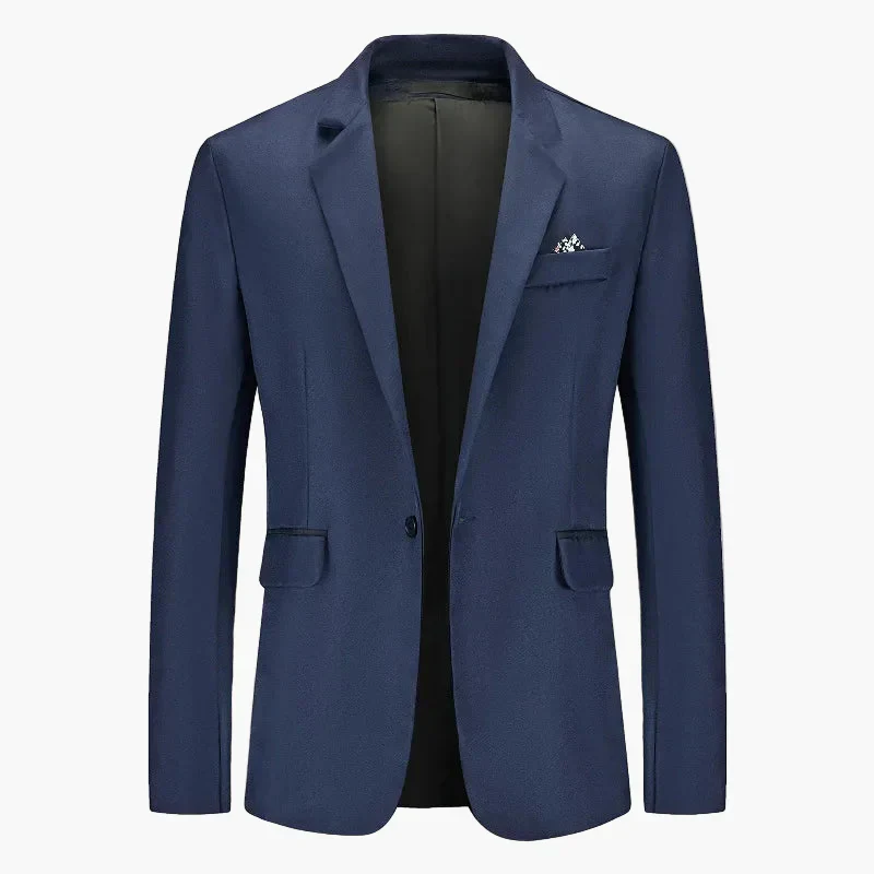 Herren Business Sakko Einreiher Modern Slim Fit – Eleganter Blazer für Büro & festliche Anlässe - Image 6