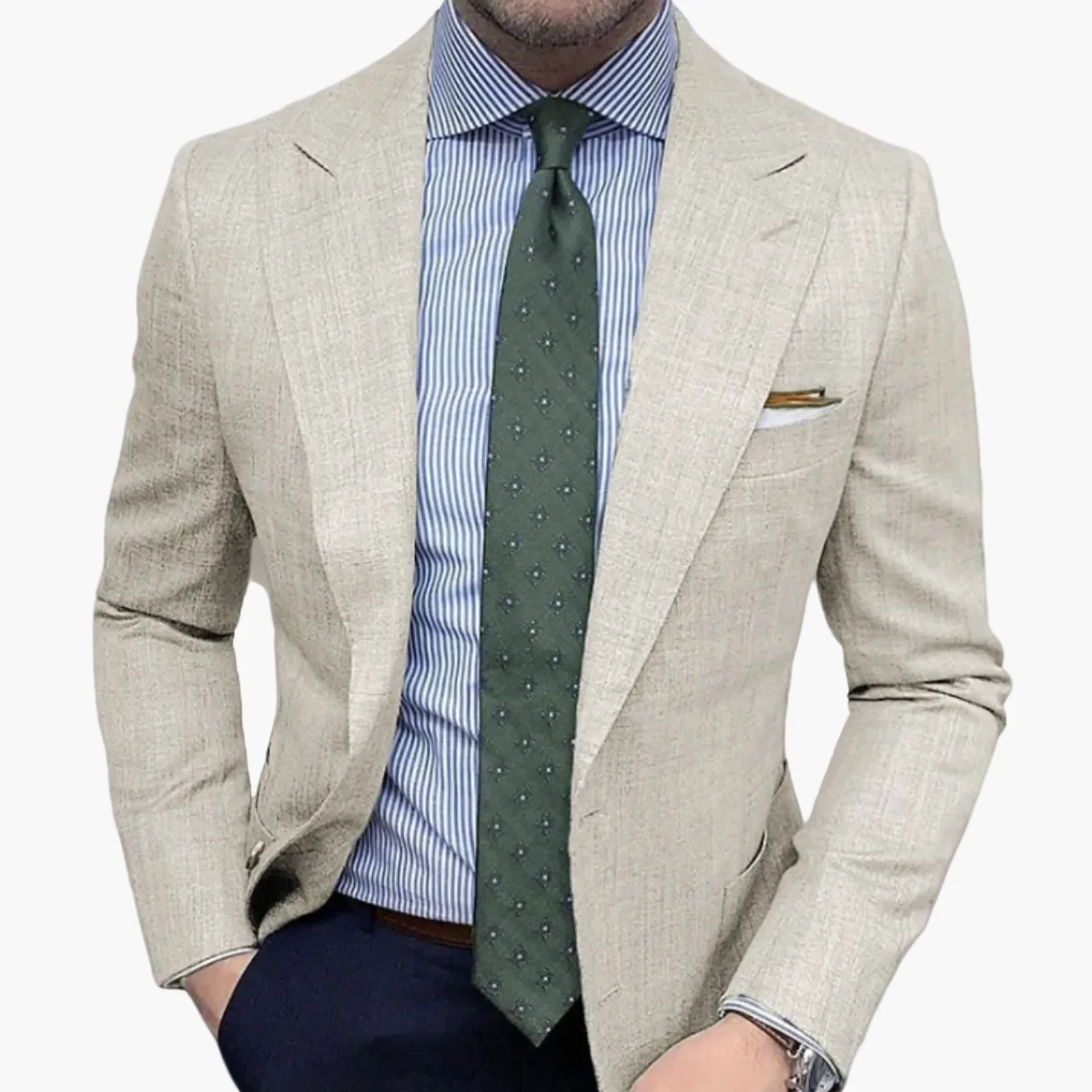 Herren Business Sakko Modern Slim – Stilvolles Sakko für Büro, Dinner und Events - Image 3