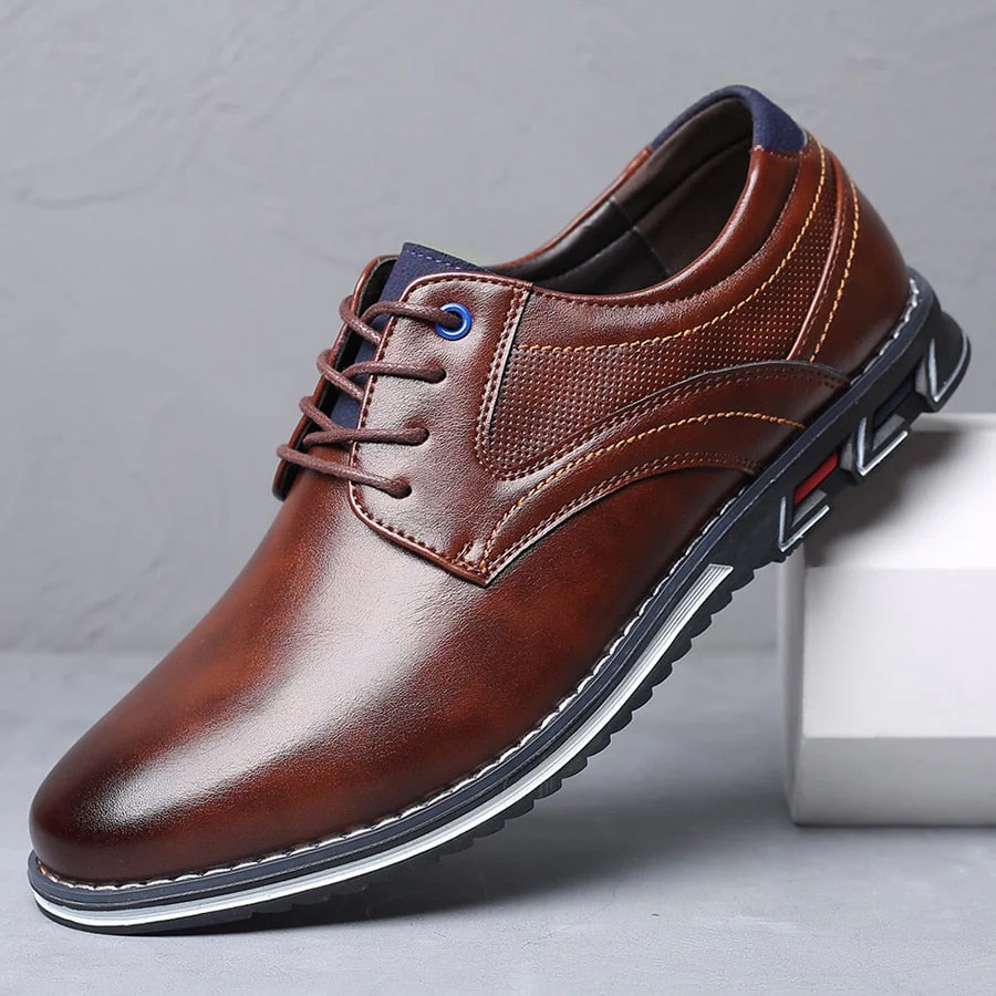 Herren Business Schnürschuhe – Klassische Eleganz & Orthopädischer Komfort für Alltag und Büro