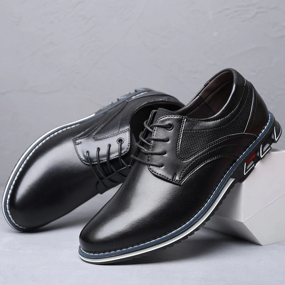 Herren Business Schnürschuhe – Klassische Eleganz & Orthopädischer Komfort für Alltag und Büro - Image 2