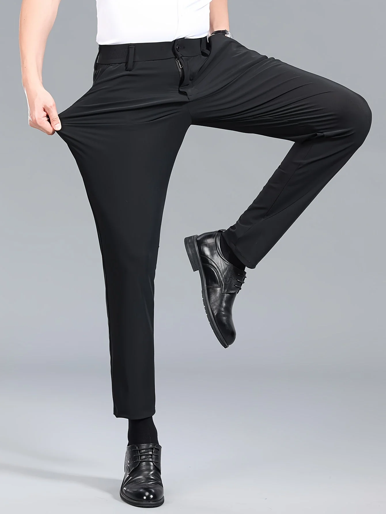 Herren Business Stretchhose – Elegante, Bequeme Anzughose für Büro & Alltag