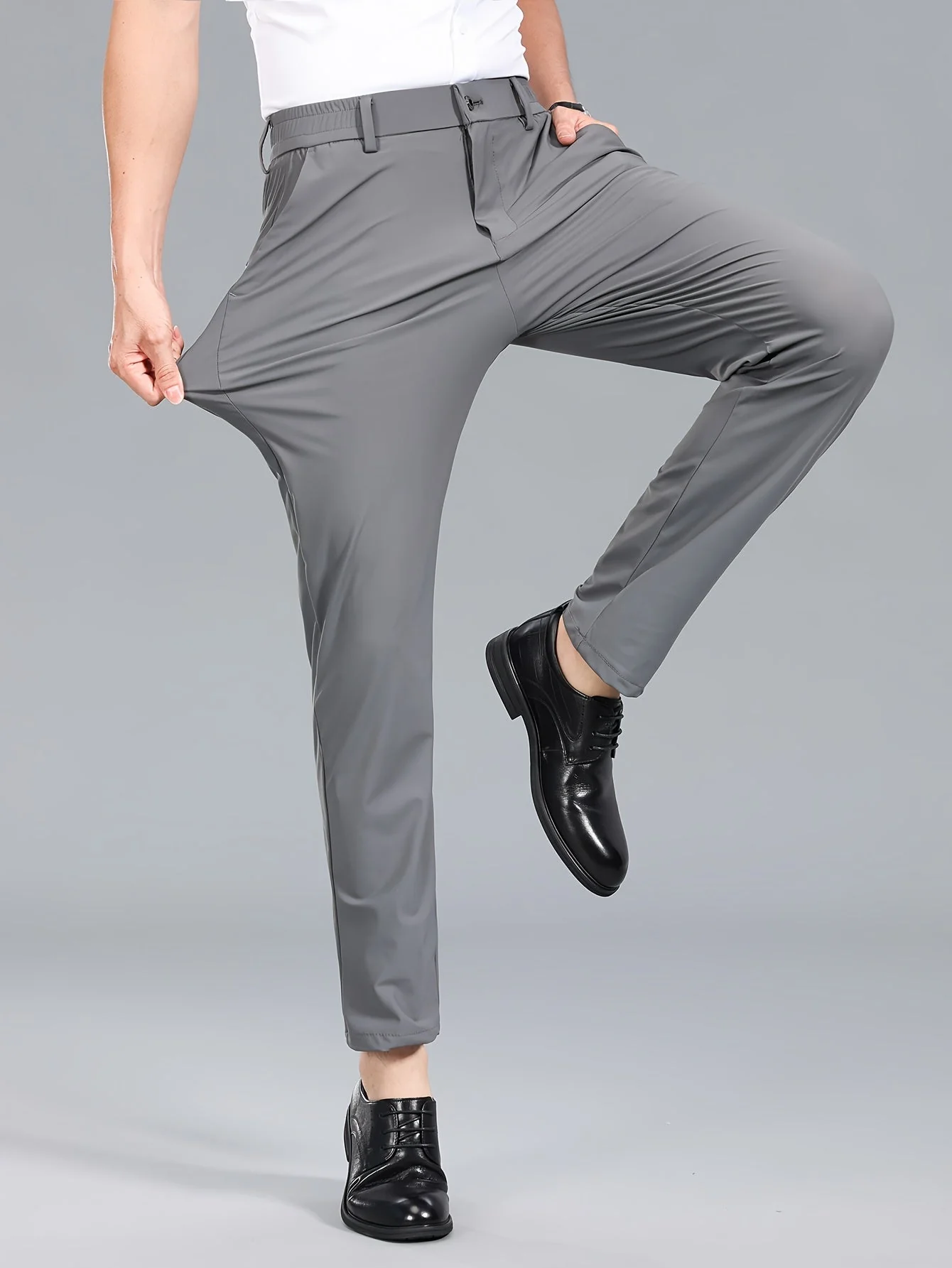 Herren Business Stretchhose – Elegante, Bequeme Anzughose für Büro & Alltag - Image 2