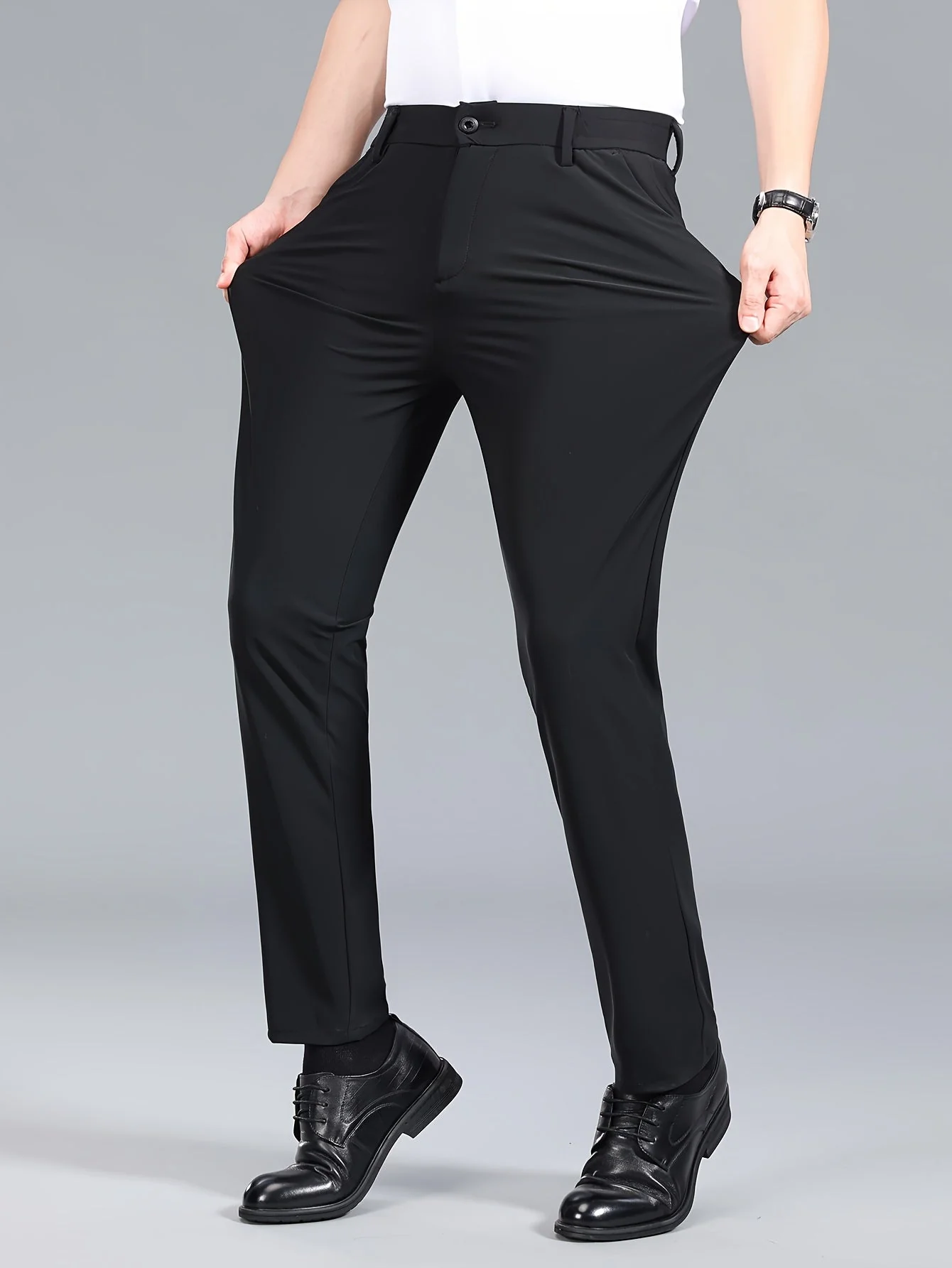 Herren Business Stretchhose – Elegante, Bequeme Anzughose für Büro & Alltag - Image 5