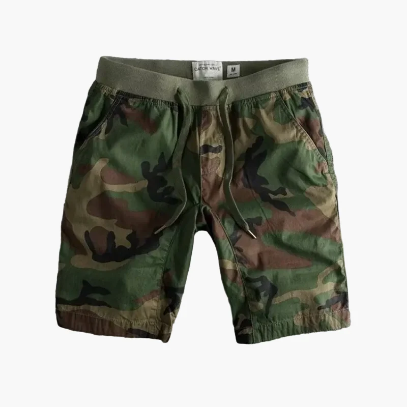Herren Camouflage Fitness & Freizeit Shorts – Sportlicher Look für Outdoor und Training