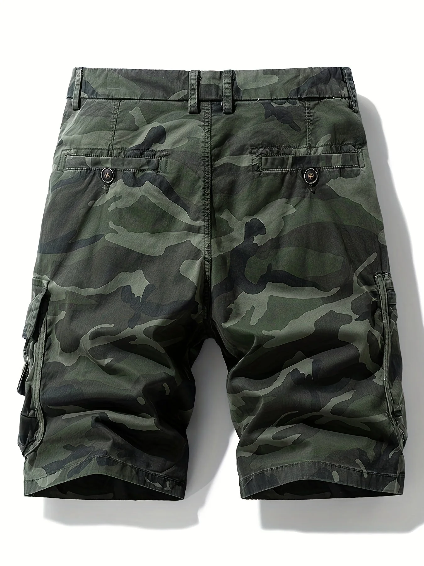 Herren Cargo Shorts im Camouflage-Stil für Outdoor & Freizeit – Regular Fit, lässig, mit Taschen - Image 5