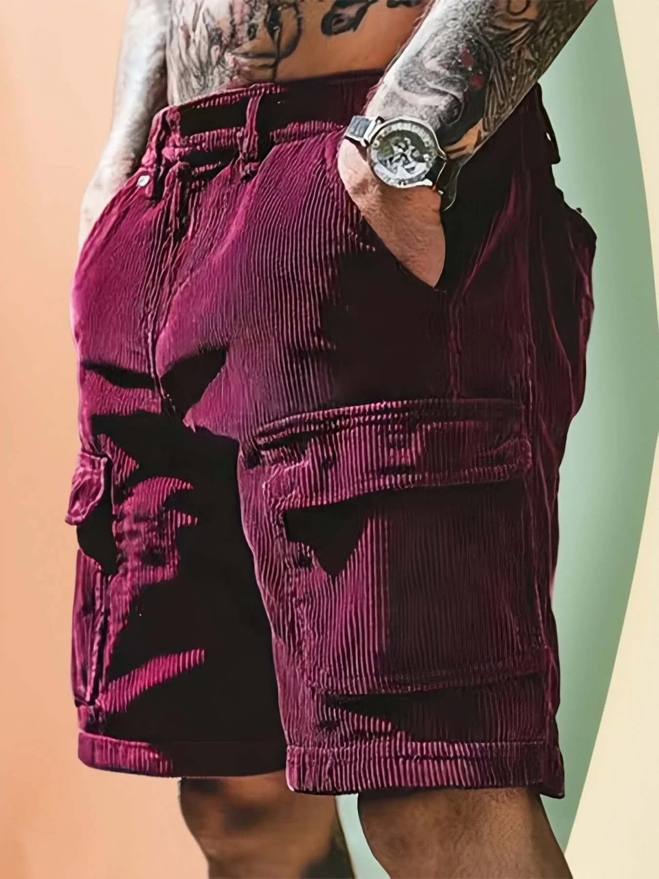 Herren Cargo Shorts mit Taschen – Lässiger Streetstyle für Alltag und Freizeit
