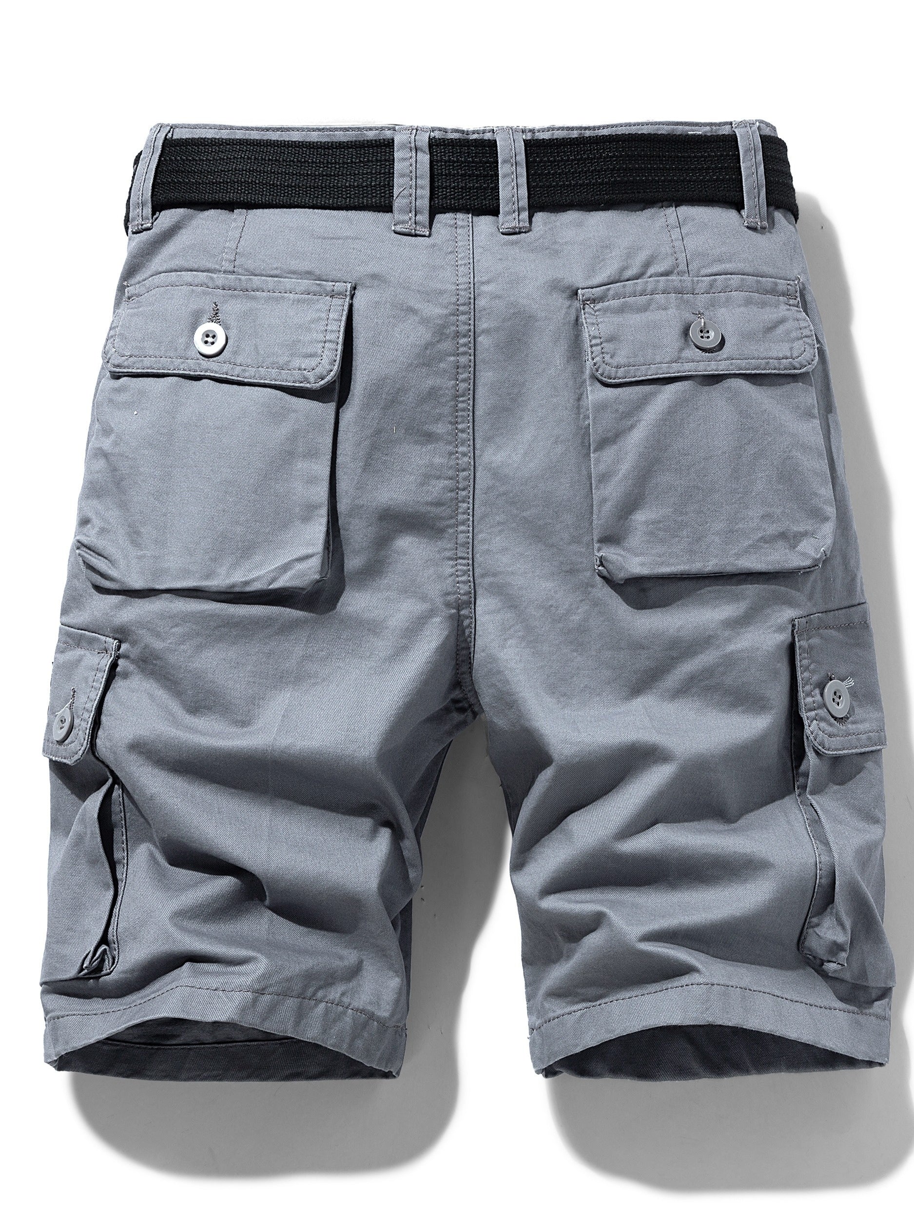 Herren Cargo-Shorts im Outdoor- und Freizeitstil mit Taschen und Gürtel - Image 10