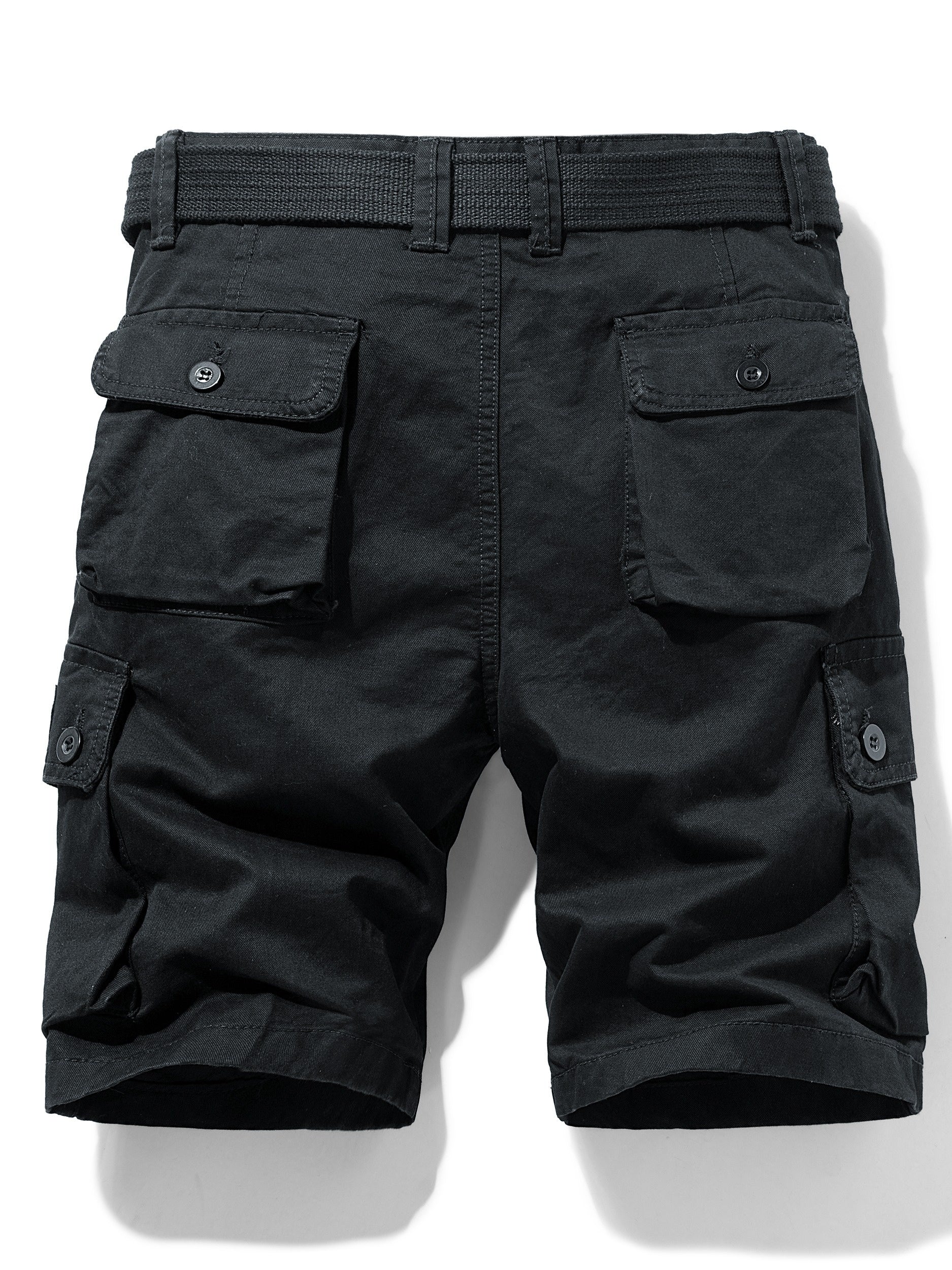 Herren Cargo-Shorts im Outdoor- und Freizeitstil mit Taschen und Gürtel - Image 6