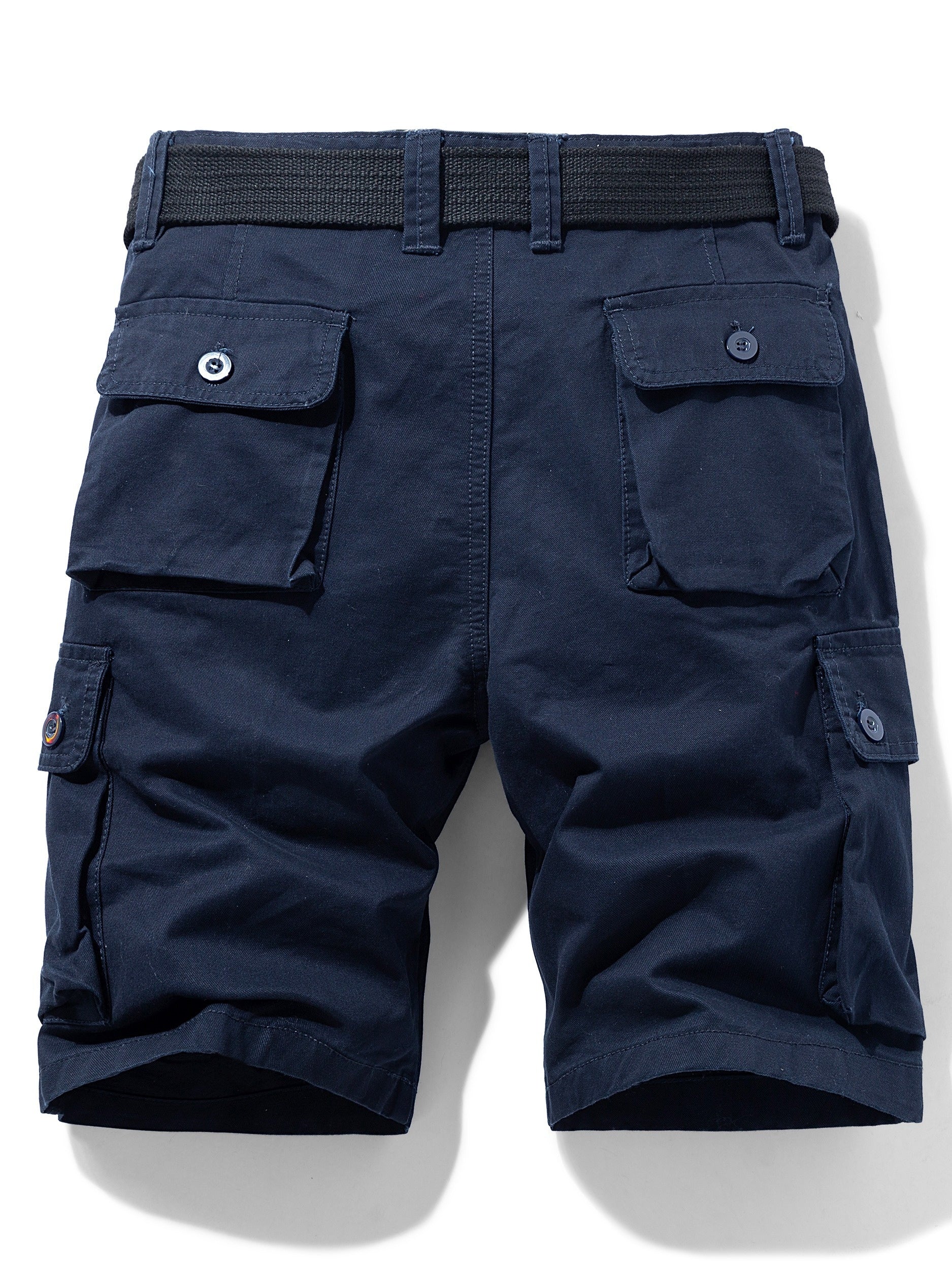 Herren Cargo-Shorts im Outdoor- und Freizeitstil mit Taschen und Gürtel - Image 7
