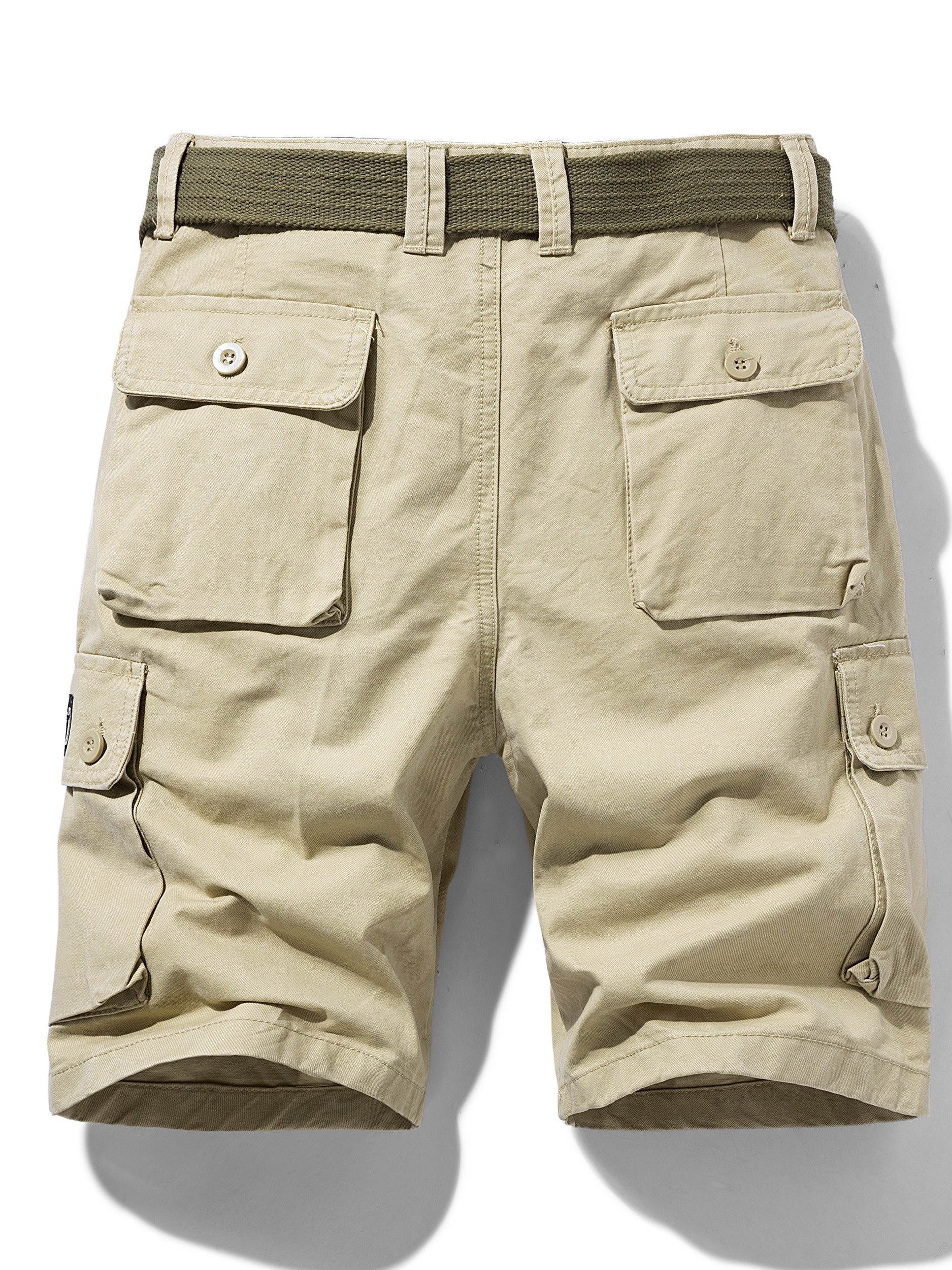 Herren Cargo-Shorts im Outdoor- und Freizeitstil mit Taschen und Gürtel - Image 8