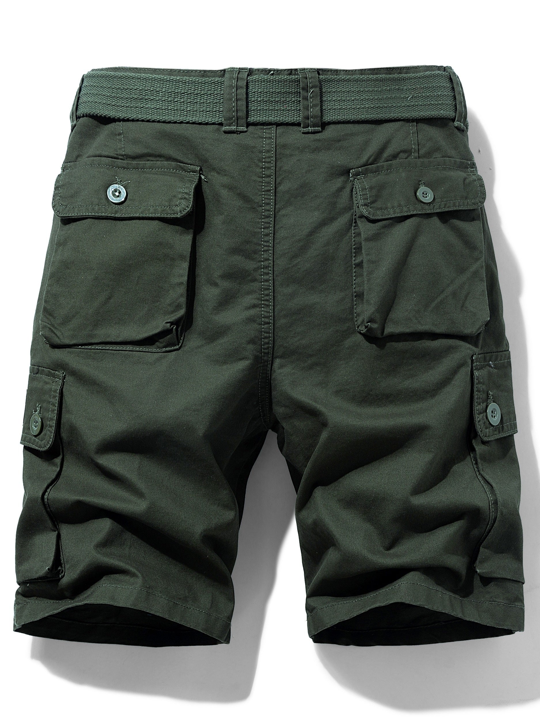 Herren Cargo-Shorts im Outdoor- und Freizeitstil mit Taschen und Gürtel - Image 9