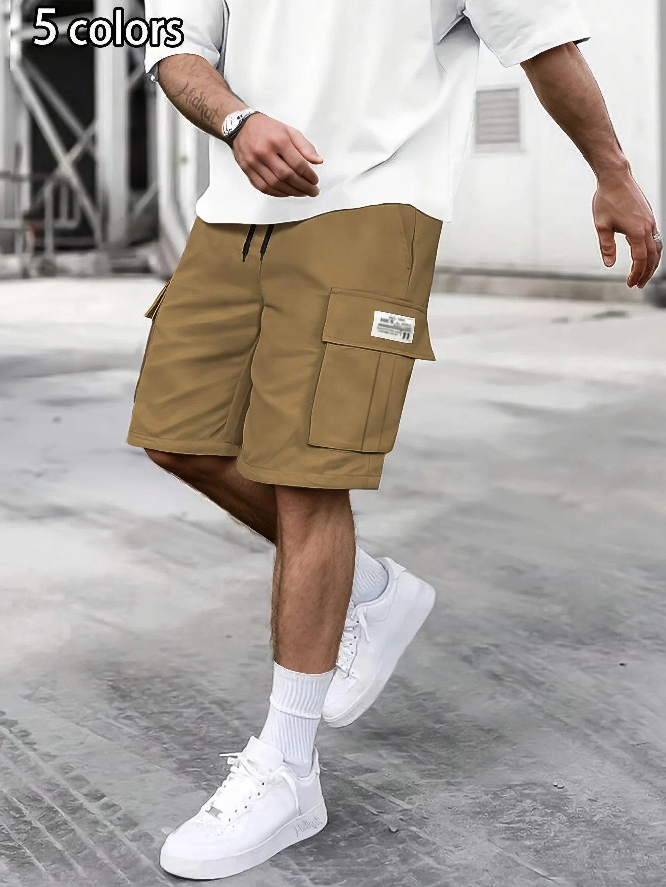 Herren Cargo Shorts mit Taschen – Lässige Streetwear für Alltag und Freizeit - Image 2
