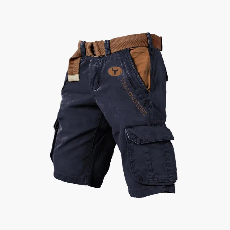 Herren Cargo-Shorts Yellowstone Outdoor Freizeit Sport mit Gürtel - Image 7