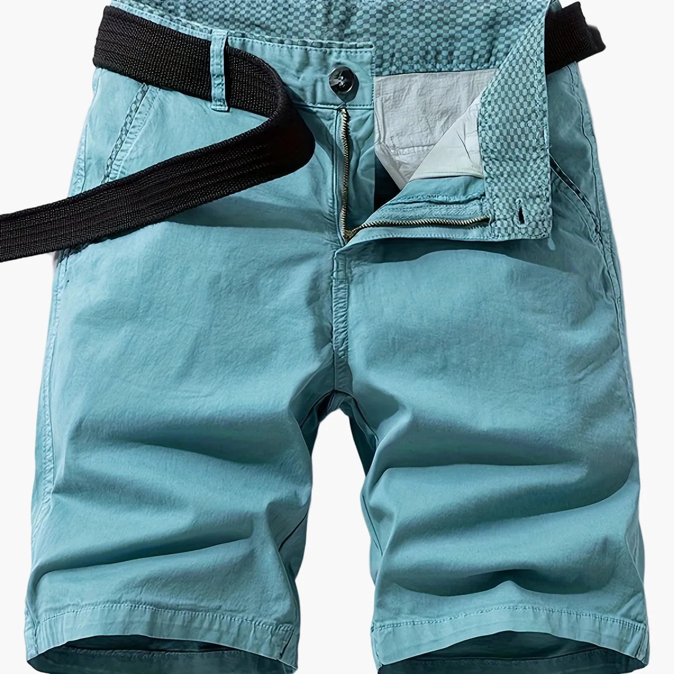 Herren Casual Bermudashorts mit Gürtel – Perfekt für Freizeit und Urlaub - Image 12