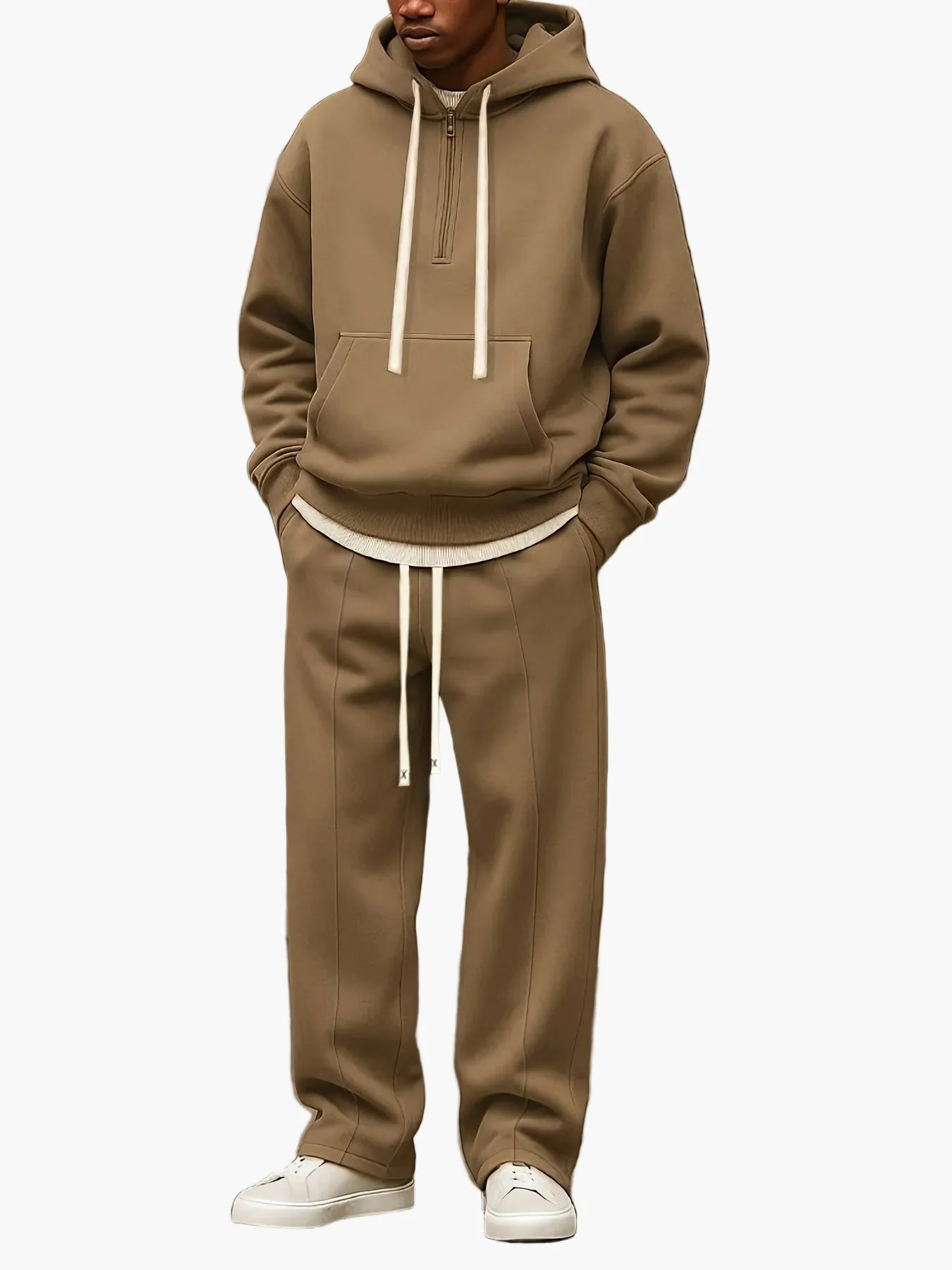 Herren Casual Hoodie Set – Lockerer Freizeitanzug mit Hoodie und Hose für Alltag, Sport & Lounge