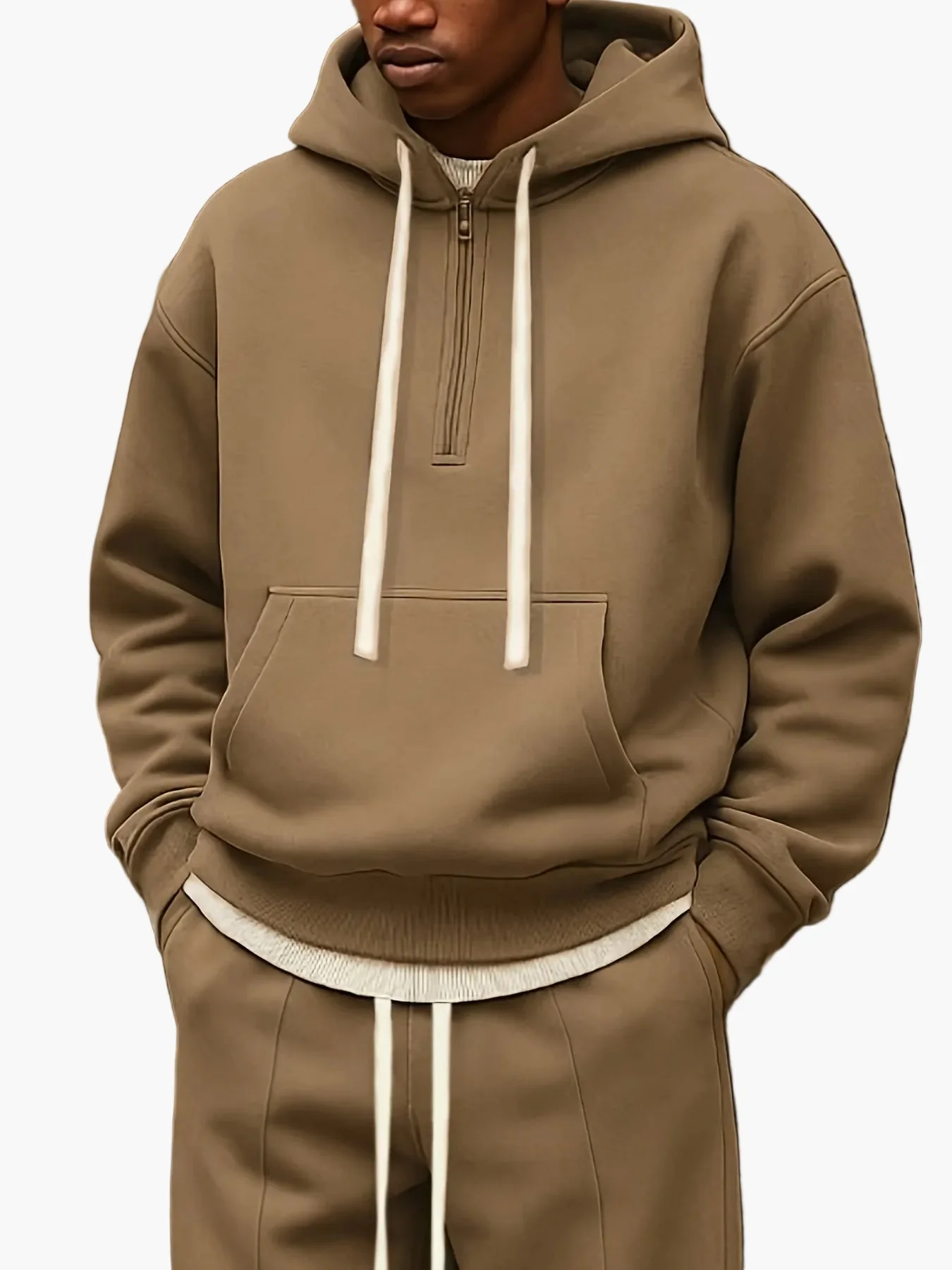 Herren Casual Hoodie Set – Lockerer Freizeitanzug mit Hoodie und Hose für Alltag, Sport & Lounge - Image 3