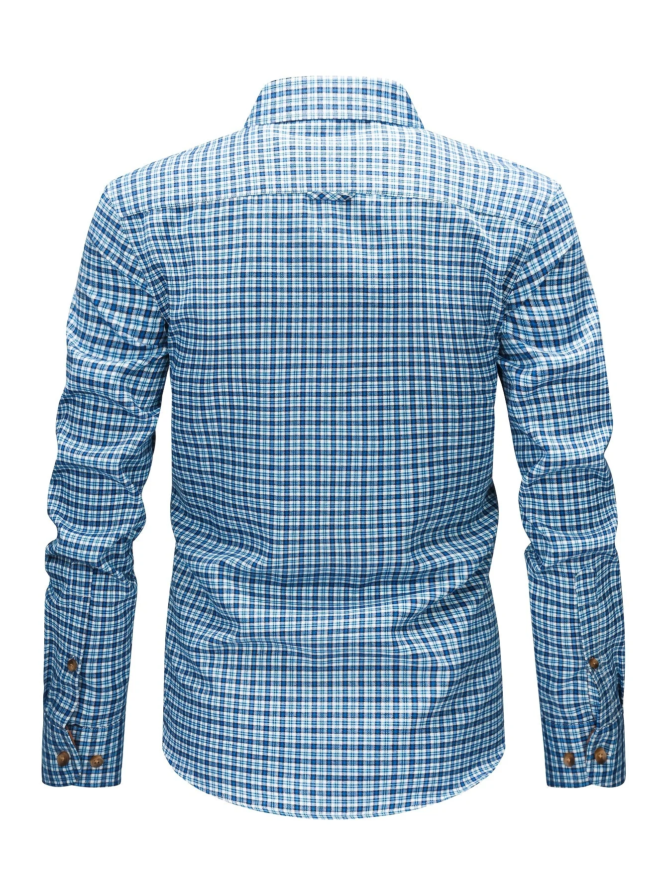 Herren Casual Karohemd – Modernes Freizeithemd mit Brusttasche und Kontrast-Details, Langarm, Regular Fit, Perfekt für Alltag & Wochenende - Image 10