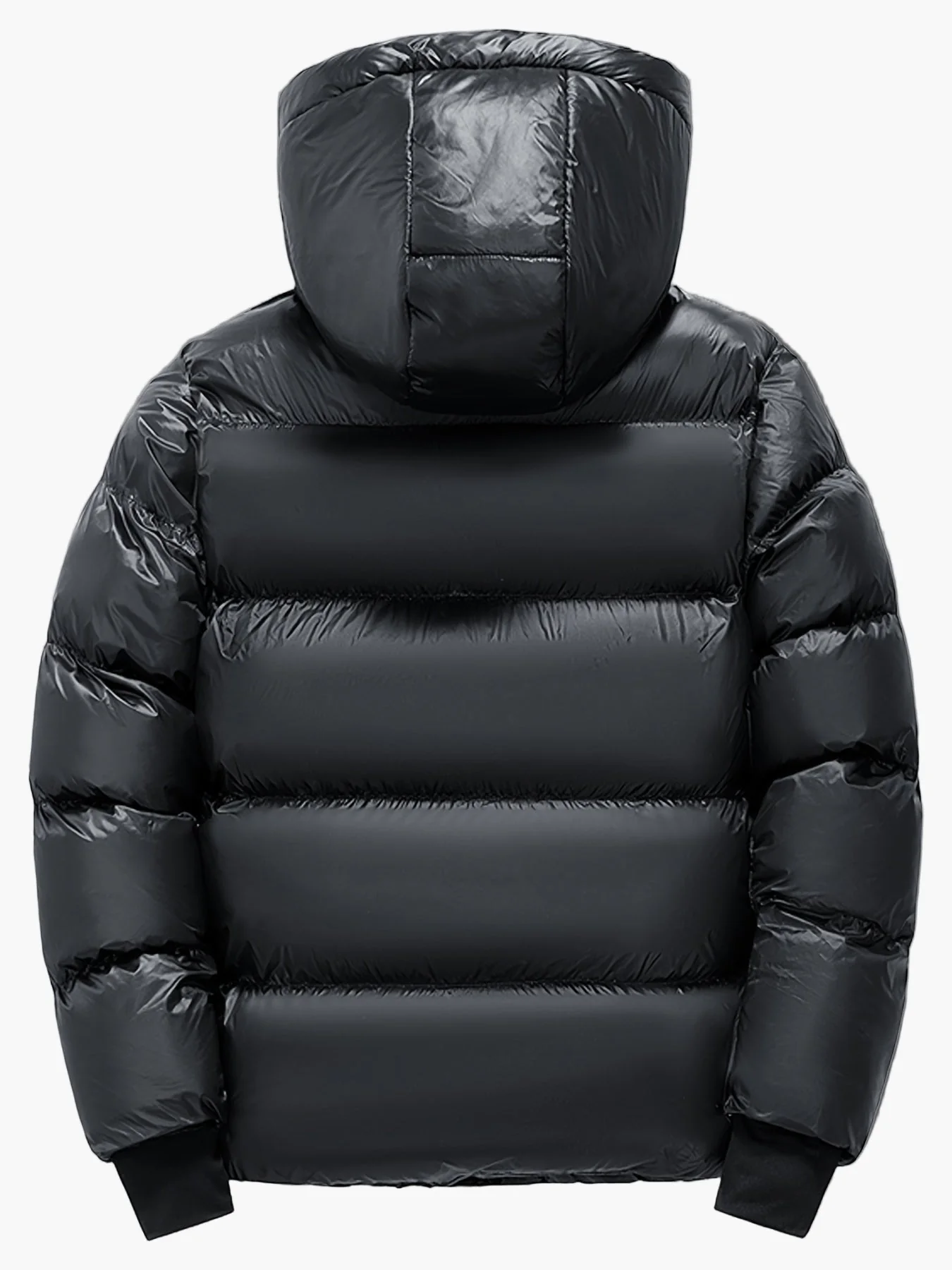 Herren Daunen-Steppjacke mit Kapuze für Outdoor und Alltag – Winterjacke im sportlichen Stil - Image 2