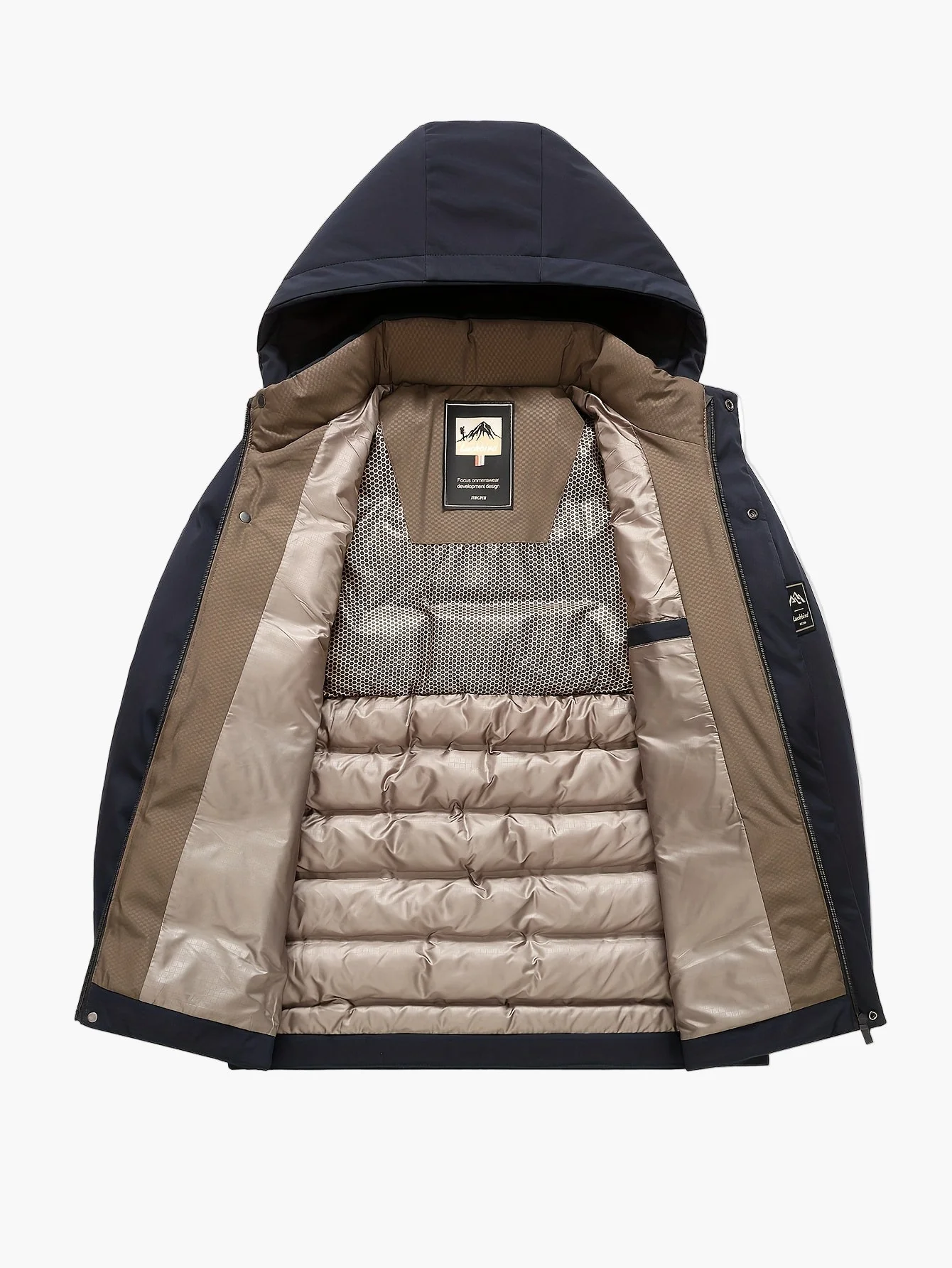 Herren Daunenjacke mit Kapuze – Winter Outdoor Steppjacke für Freizeit & Alltag - Image 7