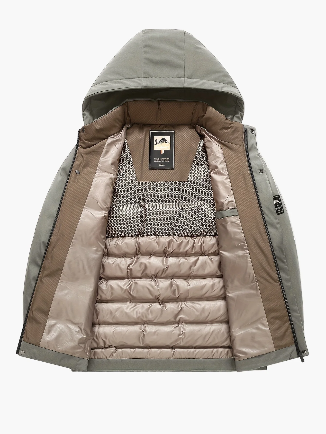 Herren Daunenjacke mit Kapuze – Winter Outdoor Steppjacke für Freizeit & Alltag - Image 9