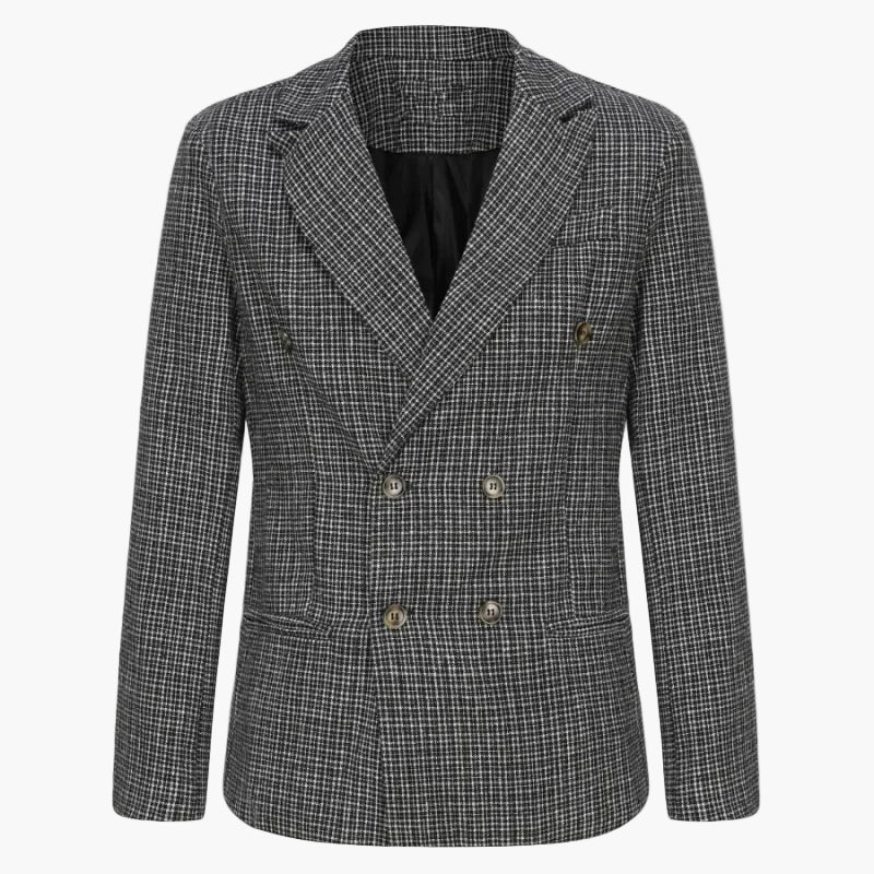 Herren Doppelreihiges Blazer Sakko im modernen Business- und Freizeitstil - Image 2