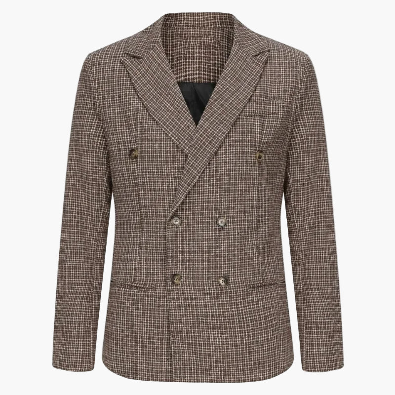 Herren Doppelreihiges Blazer Sakko im modernen Business- und Freizeitstil - Image 3