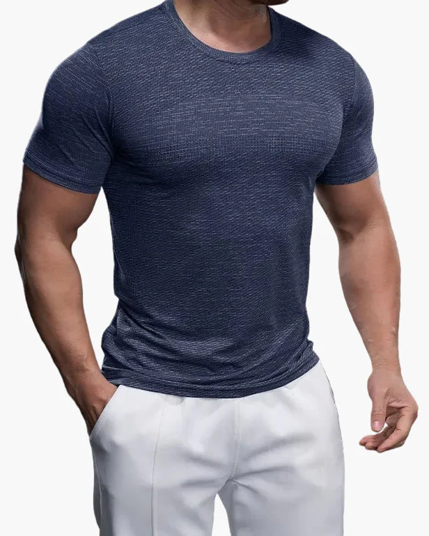 Herren Fitness T-Shirt Slim Fit Sportlich – Trainingsshirt für Gym & Freizeit - Image 14