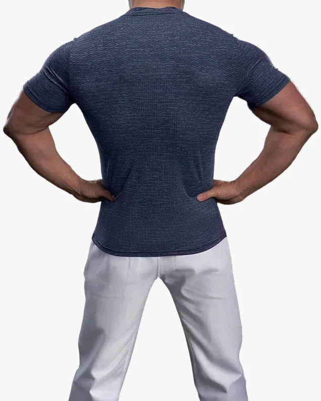 Herren Fitness T-Shirt Slim Fit Sportlich – Trainingsshirt für Gym & Freizeit - Image 16