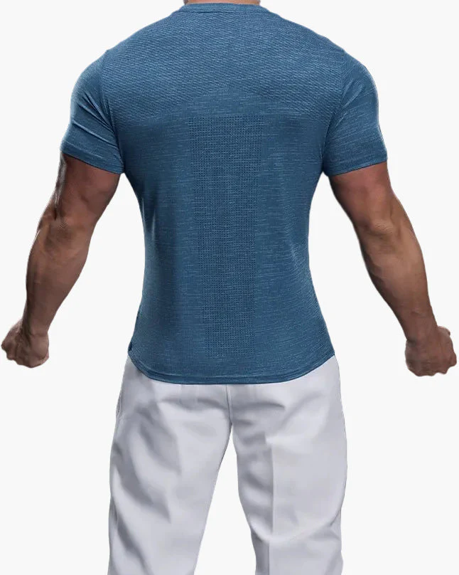 Herren Fitness T-Shirt Slim Fit Sportlich – Trainingsshirt für Gym & Freizeit - Image 8