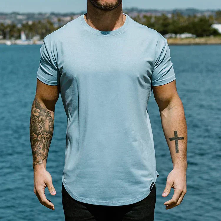 Herren Fitness T-Shirt Slim Fit – Sportliches Muskelshirt für Training & Freizeit - Image 2