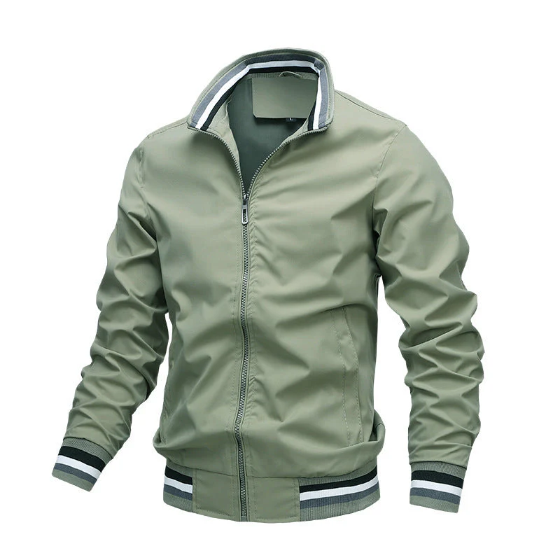 Herren Freizeit Bomberjacke mit Stehkragen – Moderner Streetstyle und Komfort für Alltag und Freizeit - Image 5