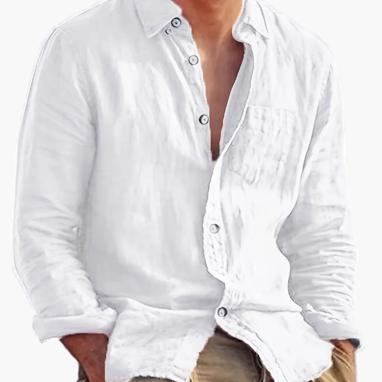 Herren Freizeit-Hemd mit Knopfleiste und modernem Schnitt für Alltag und Ausgehen - Image 19