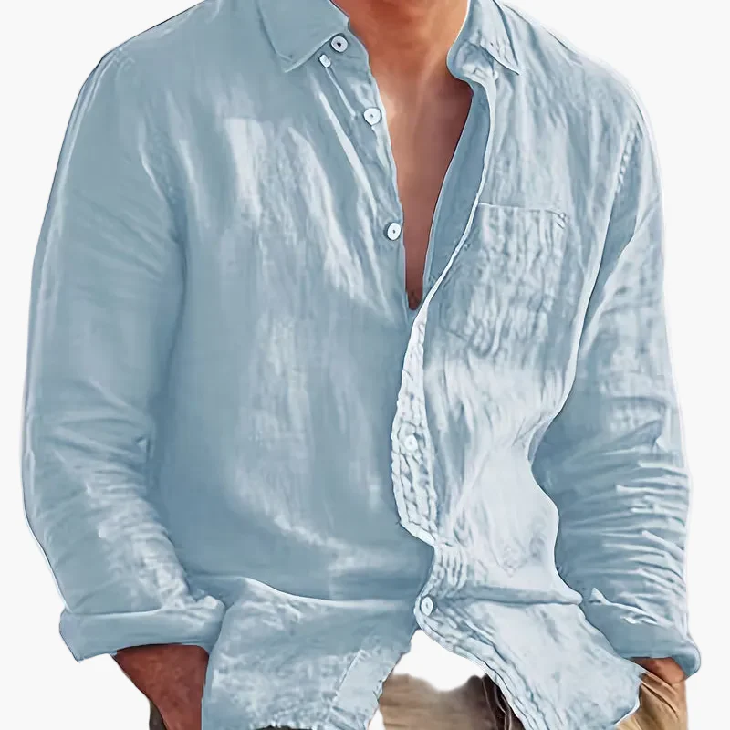 Herren Freizeit-Hemd mit Knopfleiste und modernem Schnitt für Alltag und Ausgehen - Image 21