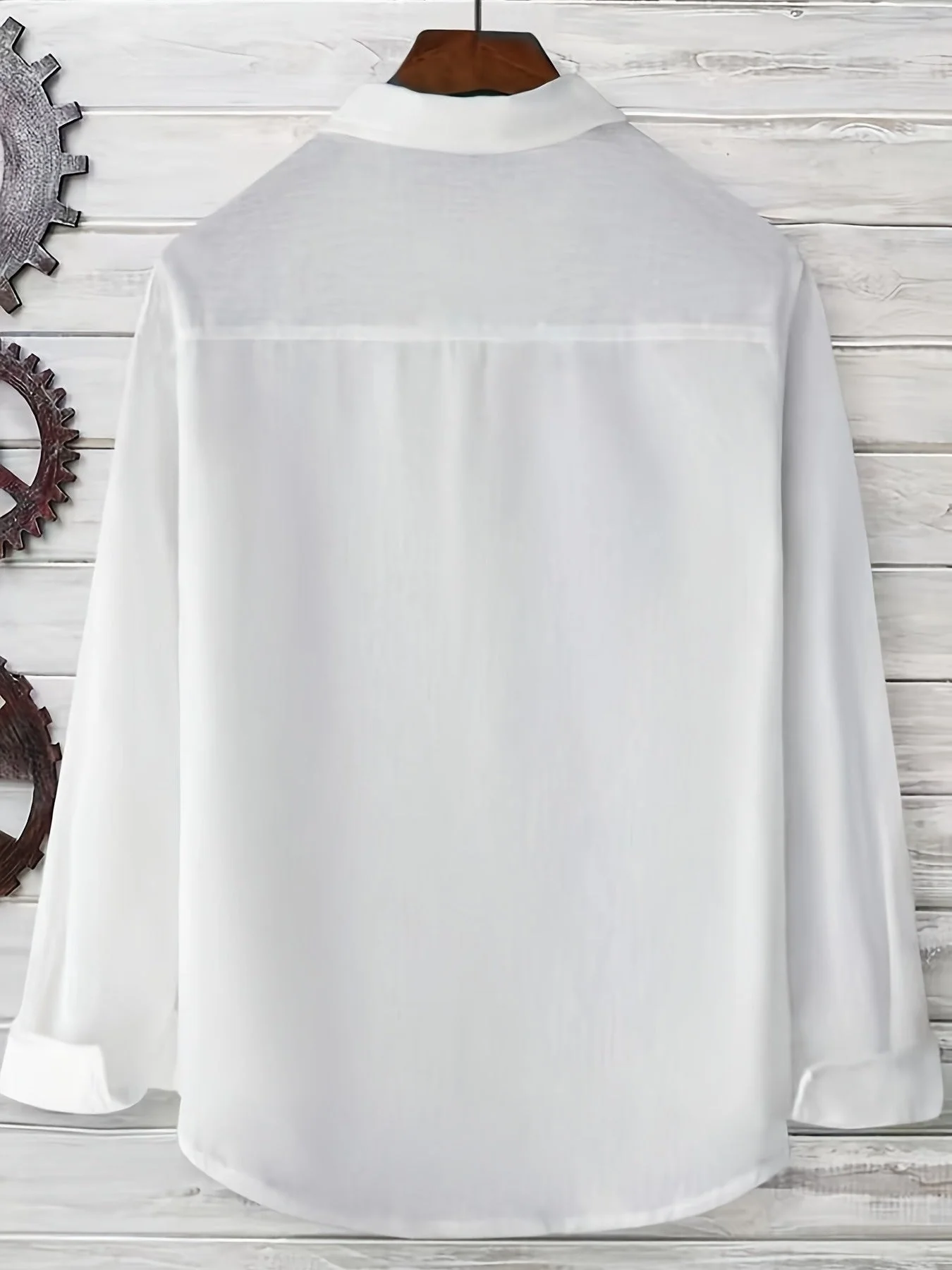 Herren Freizeit Hemd mit Knopfleiste – Stilvolles Langarmshirt für Strand und Alltag - Image 6