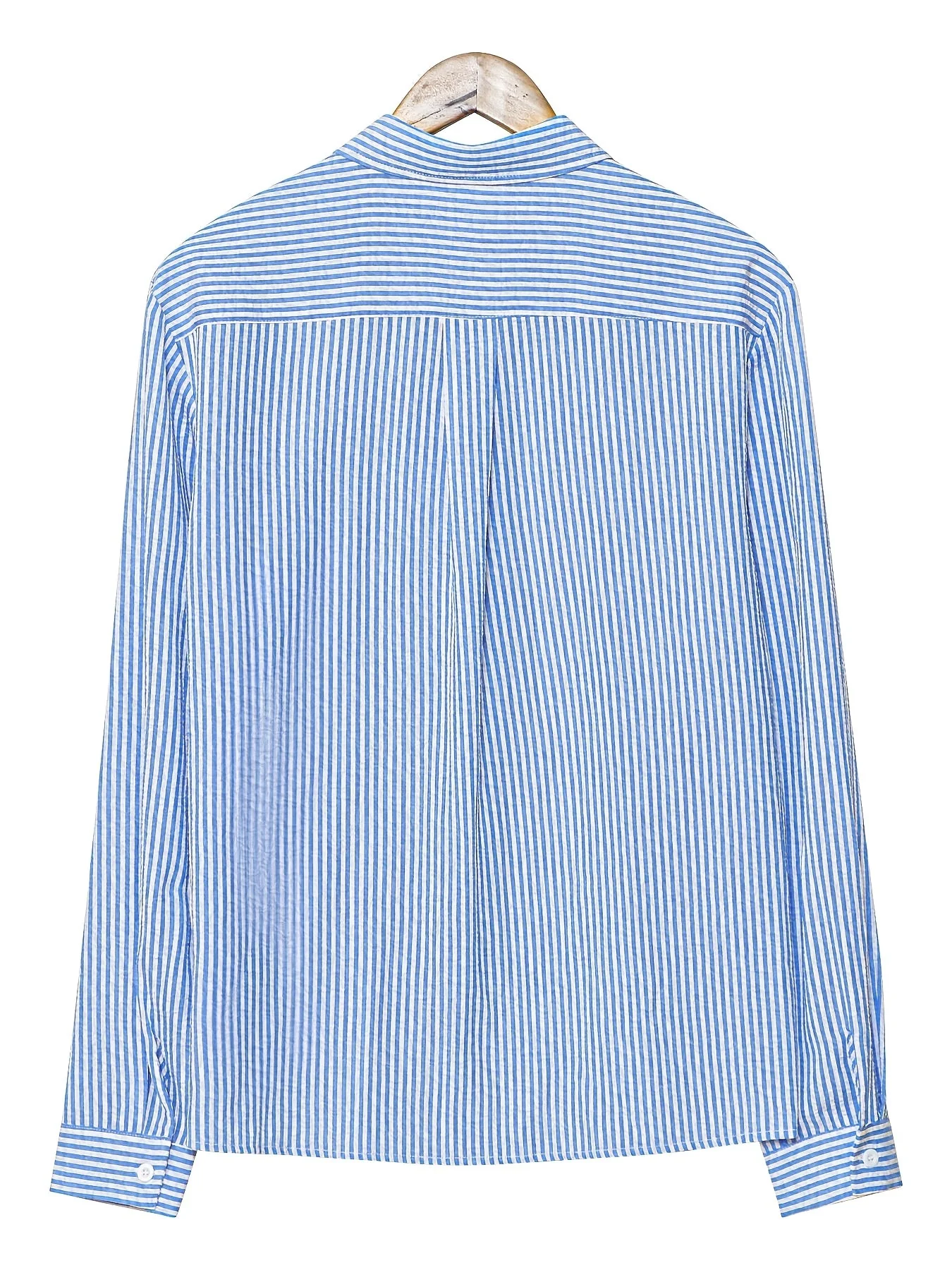 Herren Freizeit-Hemd mit Streifen – Stilvolles Regular Fit Business & Strandhemd - Image 8