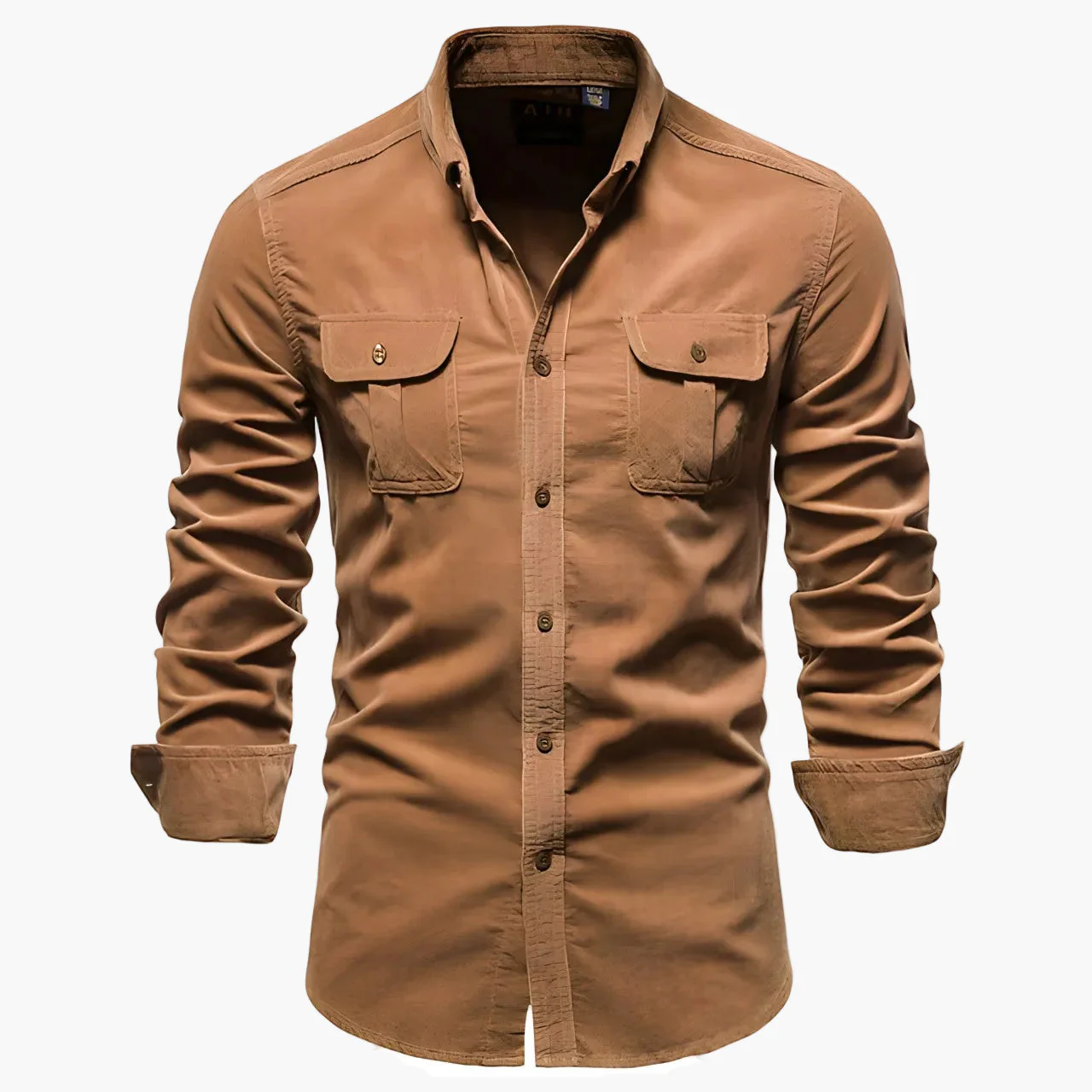 Herren Freizeit Hemd Modern Slim Fit mit Brusttaschen – Langarm, Vielseitig, Stilvoll - Image 2