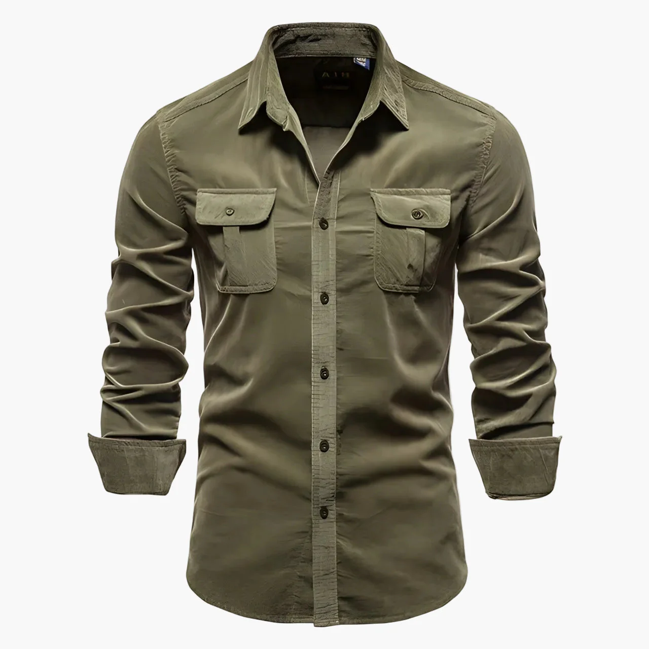 Herren Freizeit Hemd Modern Slim Fit mit Brusttaschen – Langarm, Vielseitig, Stilvoll - Image 3