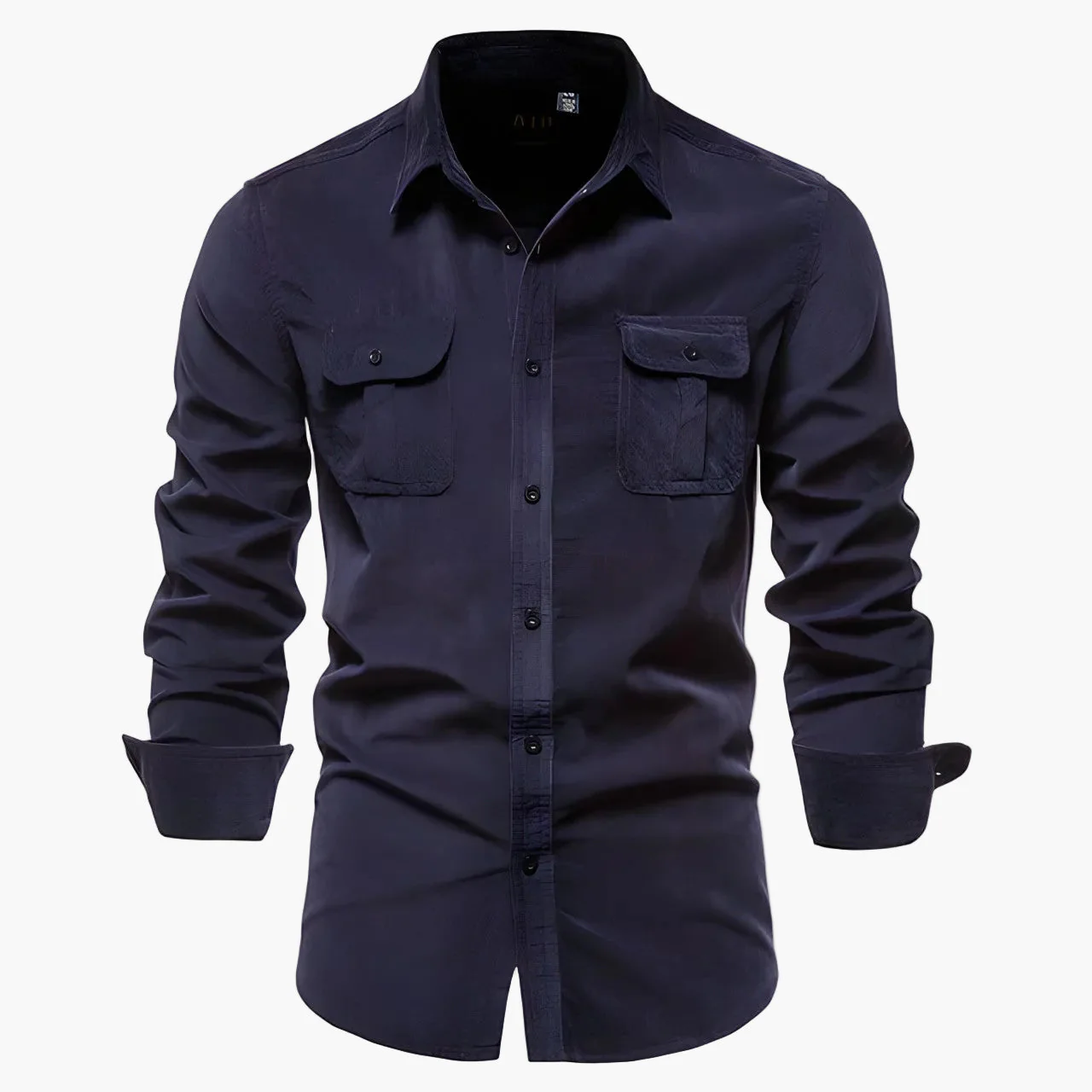 Herren Freizeit Hemd Modern Slim Fit mit Brusttaschen – Langarm, Vielseitig, Stilvoll - Image 7